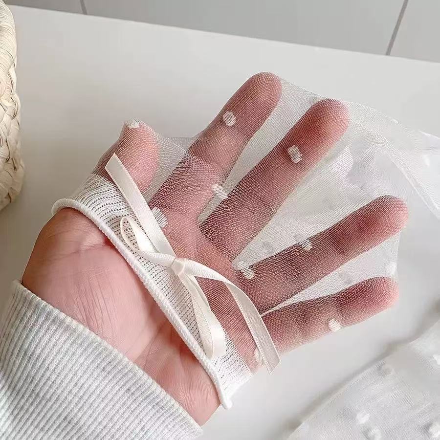 🧦 TLOPA® Official Store – Ice Silk Breathable Socks with Polka Dot Design