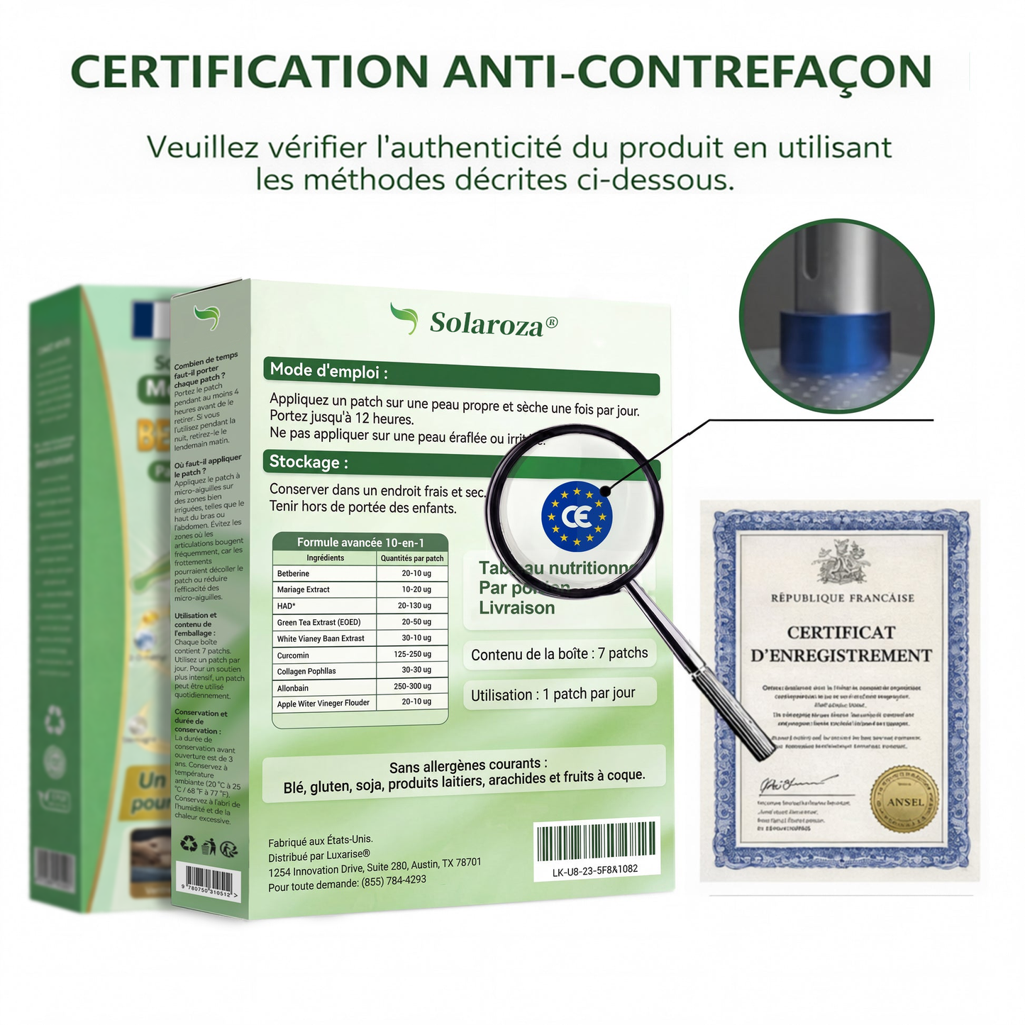 Boutique Officielle 🇫🇷 | 🌿 Patch Minceur Solaroza® 10-en-1 : Relancez le Métabolisme et Brûlez les Graisses (NAD+ & Berbérine)