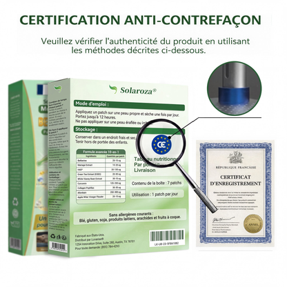 Boutique Officielle 🇫🇷 | 🌿 Patch Minceur Solaroza® 10-en-1 : Relancez le Métabolisme et Brûlez les Graisses (NAD+ & Berbérine)