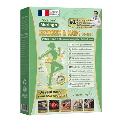 🍀Boutique Officielle🧑‍⚕️🩺Patch Minceur Solaroza® 10-en-1 : Relancez le Métabolisme et Brûlez les Graisses (NAD+ & Berbérine)