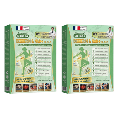 🍀Boutique Officielle🧑‍⚕️🩺Patch Minceur Solaroza® 10-en-1 : Relancez le Métabolisme et Brûlez les Graisses (NAD+ & Berbérine)