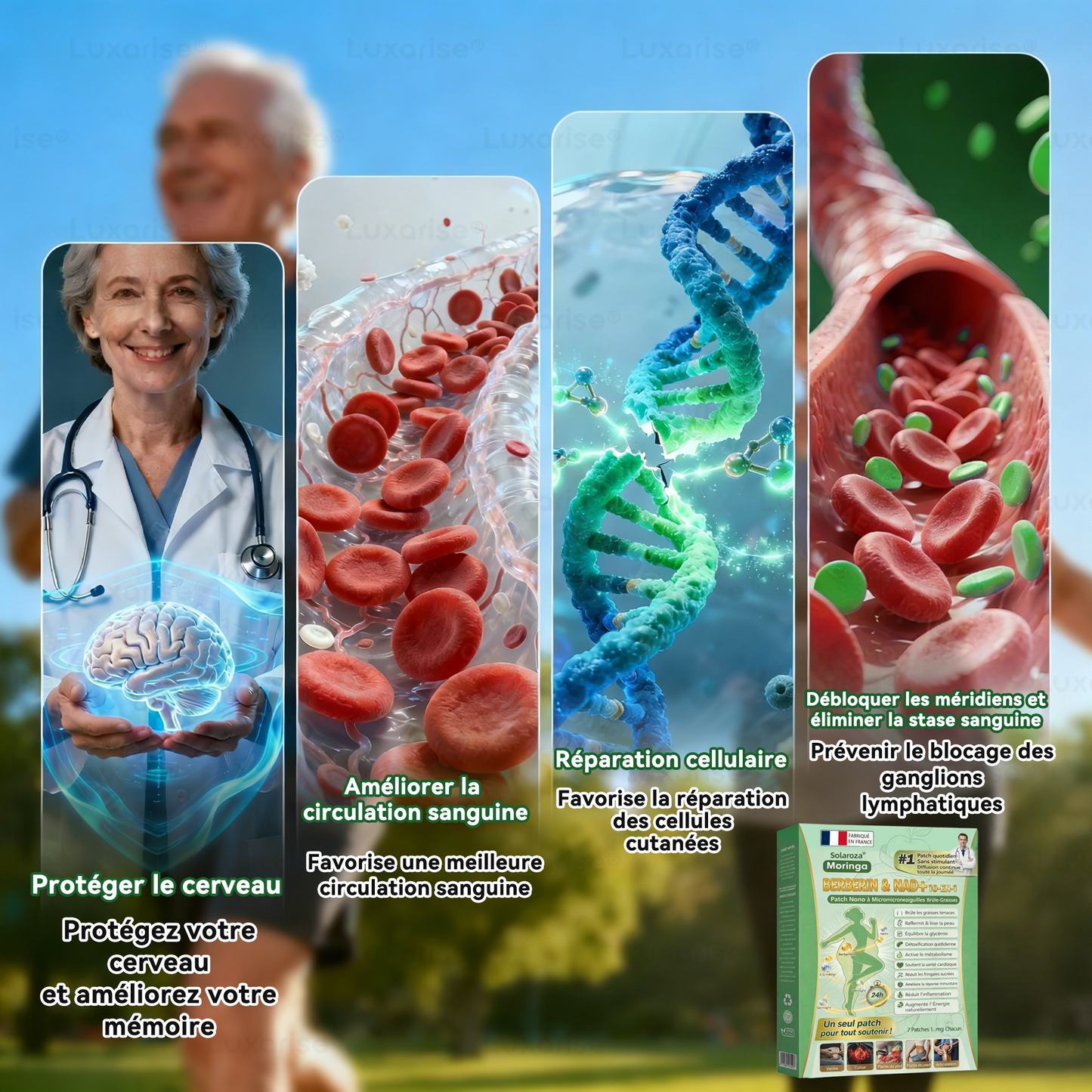 🍀Boutique Officielle🧑‍⚕️🩺Patch Minceur Solaroza® 10-en-1 : Relancez le Métabolisme et Brûlez les Graisses (NAD+ & Berbérine)